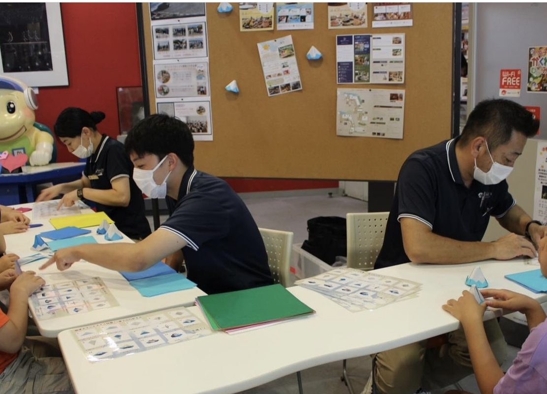 『富士山の折り紙教室』inディスカバリーパーク焼津天文科学館