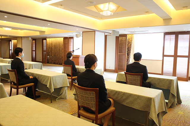 ソーシャルディスタンスの確保