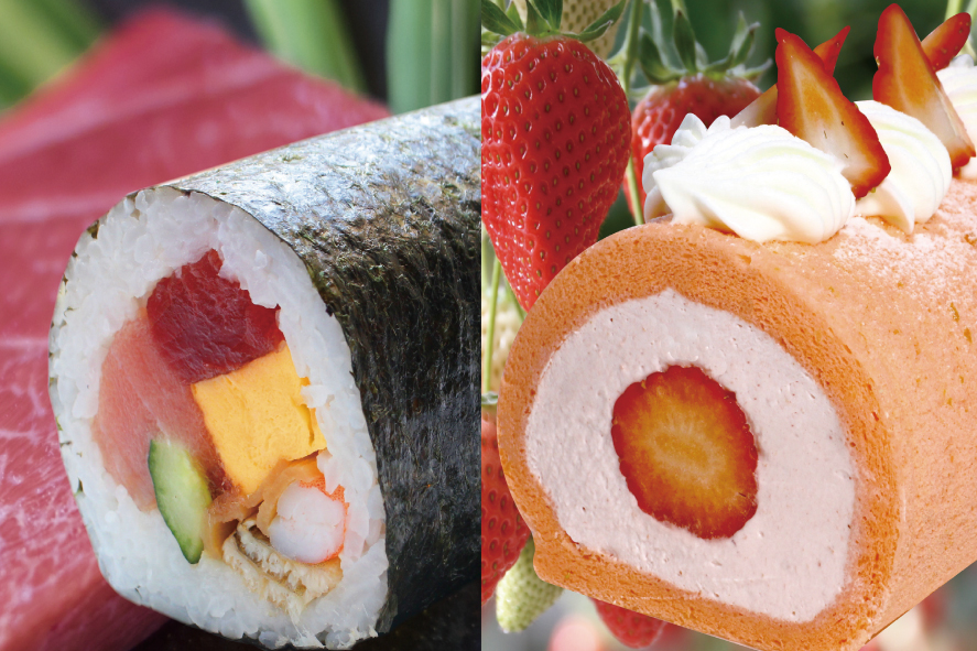 【60本限定】中島屋特製 2026恵方巻・苺のロールケーキ ご予約受付中